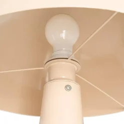 Lámpara de Suelo Beige de Metal con Casquillo E27 615747