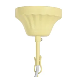 Lámpara de Techo Color Amarillo con Estructura Metal y bolas de MDF LA-203522