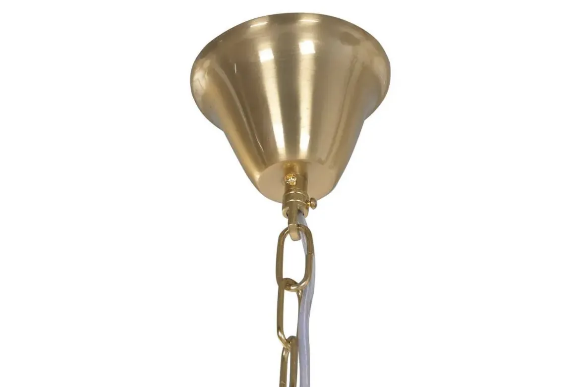 Lámpara de Techo Cristal Y Metal Transparente LA-226301
