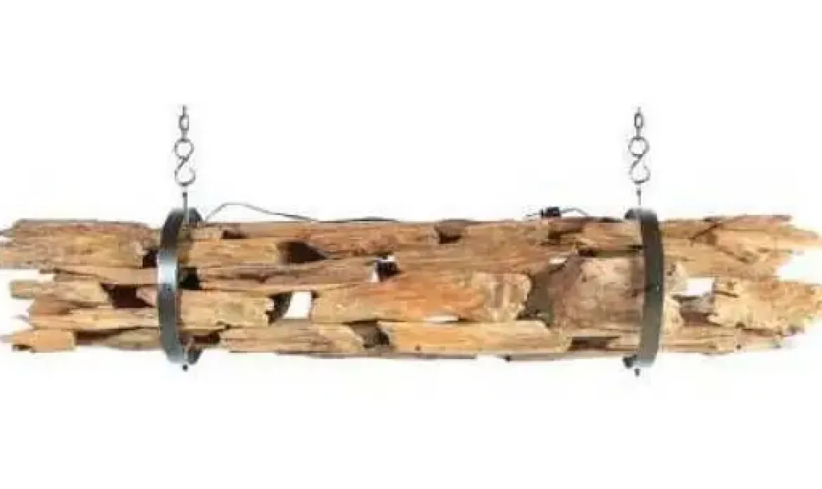 Lámpara de Techo de Raíz de Teca Reciclada LA-226047