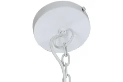 Lámpara de Techo Hierro Y Madera Blanco LA-213685