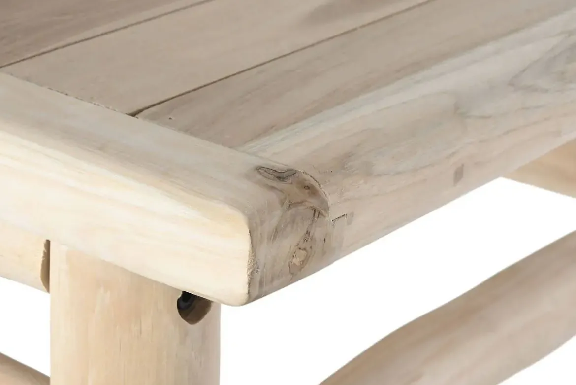 Mesa Alta de Teca Natural 133 cm MB-208051
