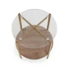 Mesa Auxiliar con Cristal Templado y Metal NIXO 22710039