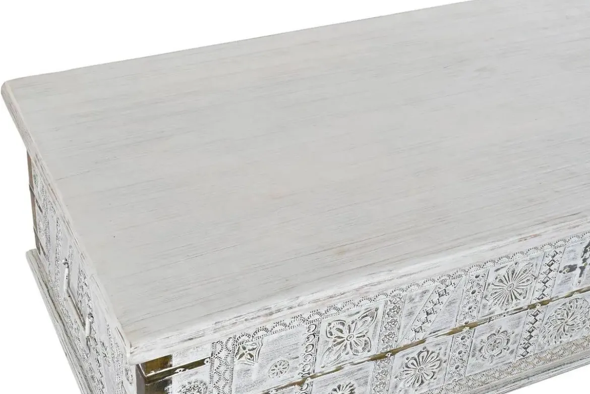 Mesa Auxiliar de Café en Blanco MB-182010
