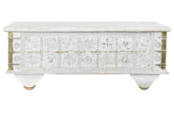 Mesa Auxiliar de Café en Blanco MB-182010
