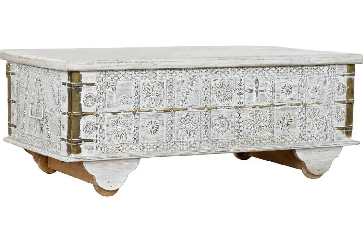 Mesa Auxiliar de Café en Blanco MB-182010