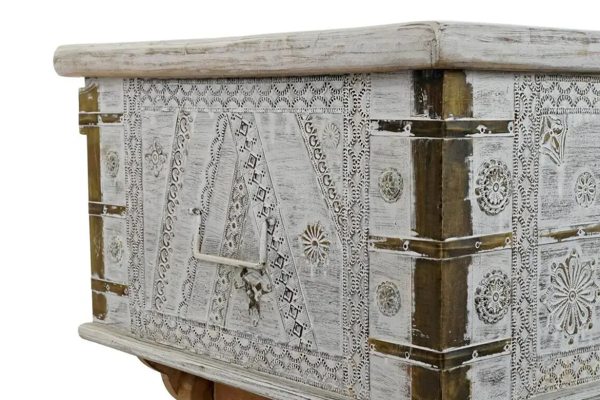 Mesa Auxiliar de Café en Blanco MB-182010