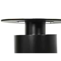 Mesa Auxiliar de Hierro Color Negro y Dorado MB-205297