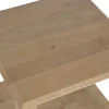 Mesa Auxiliar de Madera de Mango 45x45 cm CHORRO DE ARENA MB-221966