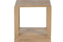 Mesa Auxiliar de Madera de Mango 45x45 cm CHORRO DE ARENA MB-221966