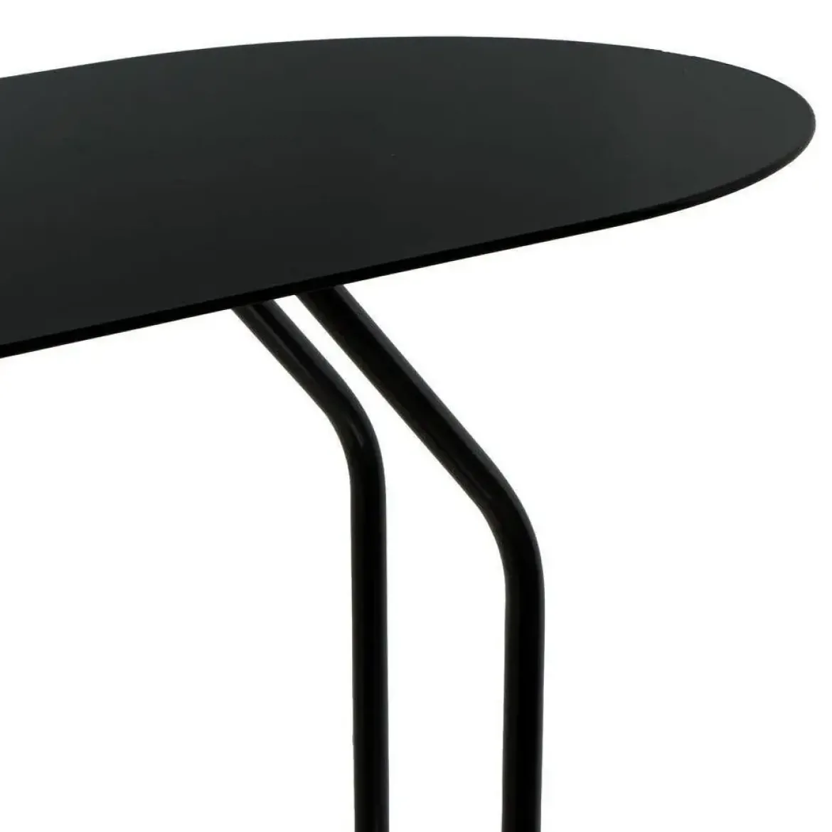 Mesa Auxiliar de Metal en Color Negro 45 cm 807378
