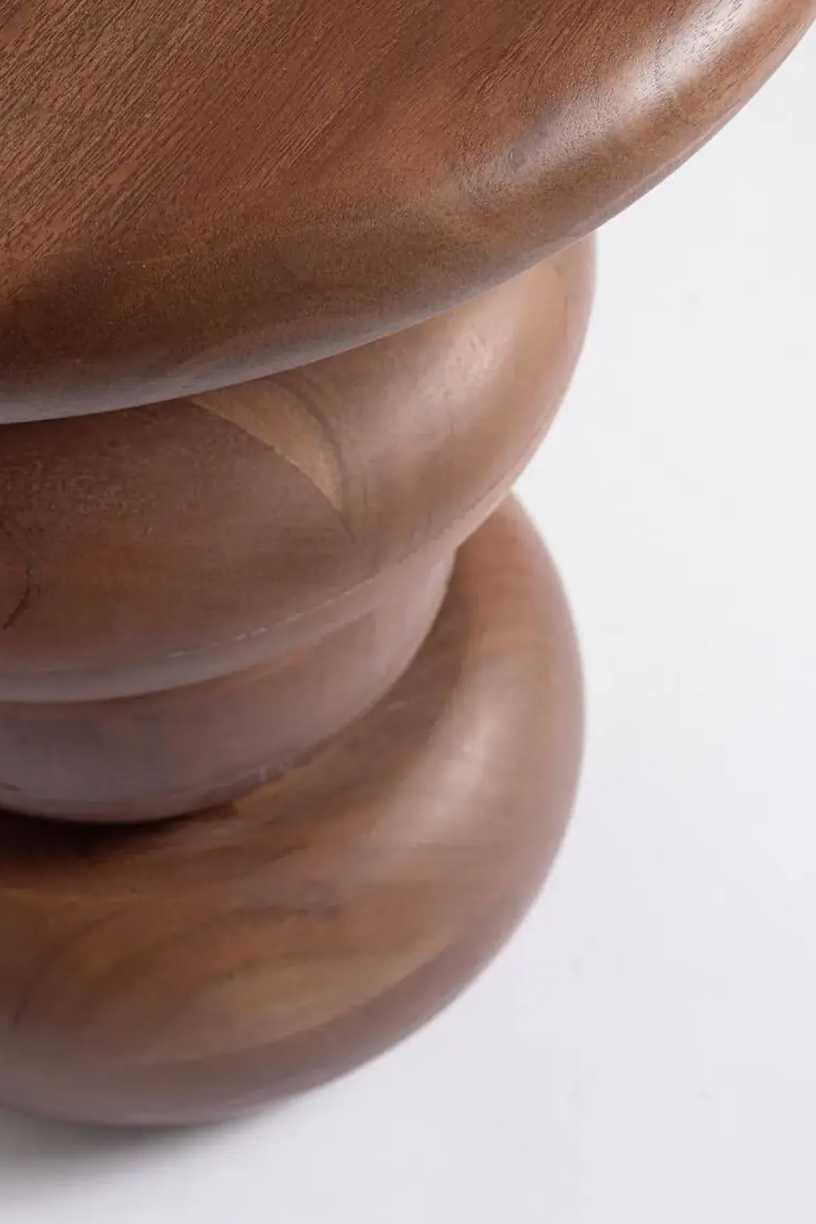 Mesa Auxiliar Escultórica en Madera de Mango Tobacco LOPEZ 0747460