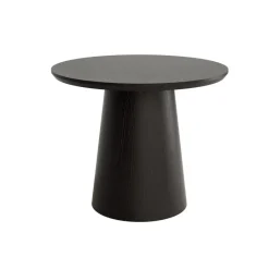 Mesa auxiliar fija redonda roble biselado 60 cm NAMIB