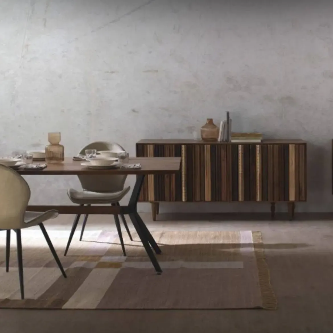 Mesa comedor de Madera de Acacia GABAR 10835