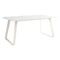 Mesa Como Rectangular 140 cm Estuctura Marfil BOGAL CNG067M