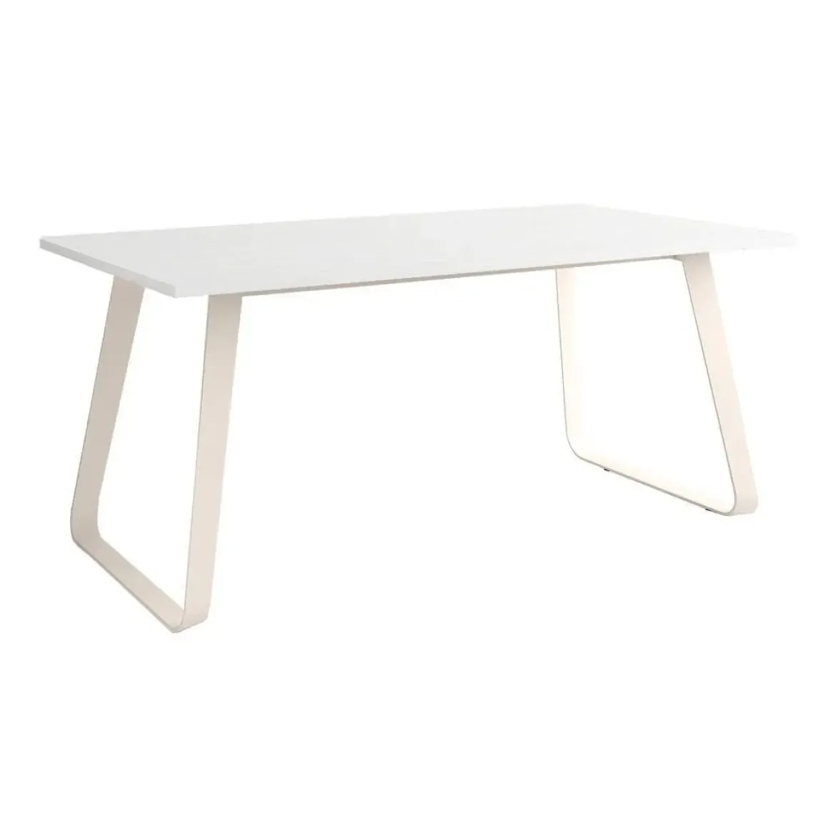 Mesa Como Rectangular 140 cm Estuctura Marfil BOGAL CNG067M
