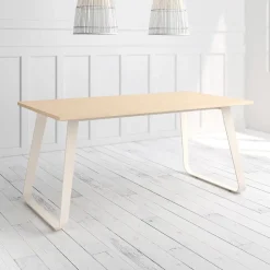 Mesa Como Rectangular 140 cm Estuctura Marfil BOGAL CNG067M