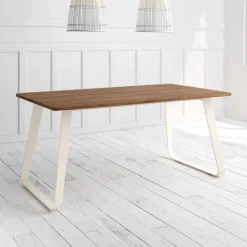 Mesa Como Rectangular 140 cm Estuctura Marfil BOGAL CNG067M