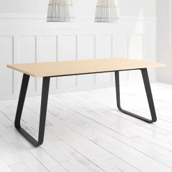 Mesa Como Rectangular 140 cm Estuctura Negra BOGAL CNG067N