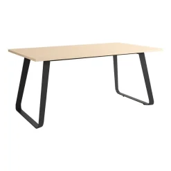 Mesa Como Rectangular 140 cm Estuctura Negra BOGAL CNG067N