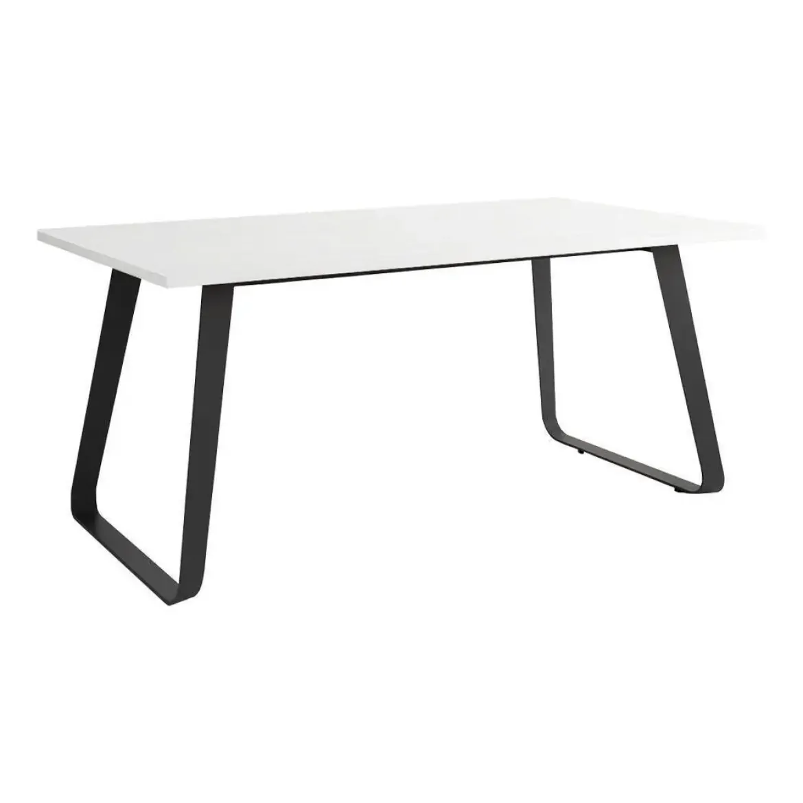 Mesa Como Rectangular 160 cm Estuctura Negra BOGAL CNG068N