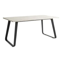Mesa Como Rectangular 160 cm Estuctura Negra BOGAL CNG068N