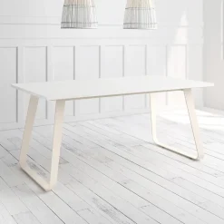 Mesa Como Rectangular 180 cm Estuctura Marfil BOGAL CNG069M