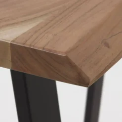 Mesa de Bar GABAR Rectangular de Madera de Acacia Maciza Color Natural GABAR 10830
