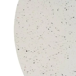 Mesa de Centro Blanca de Fibra de Magnesio 90 cm 613543