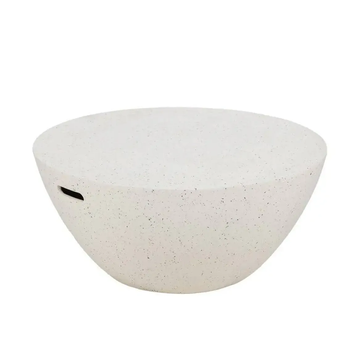 Mesa de Centro Blanca de Fibra de Magnesio 90 cm 613543
