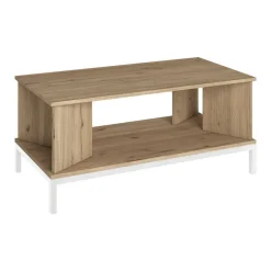 Mesa de Centro con Patas Blancas MARTE