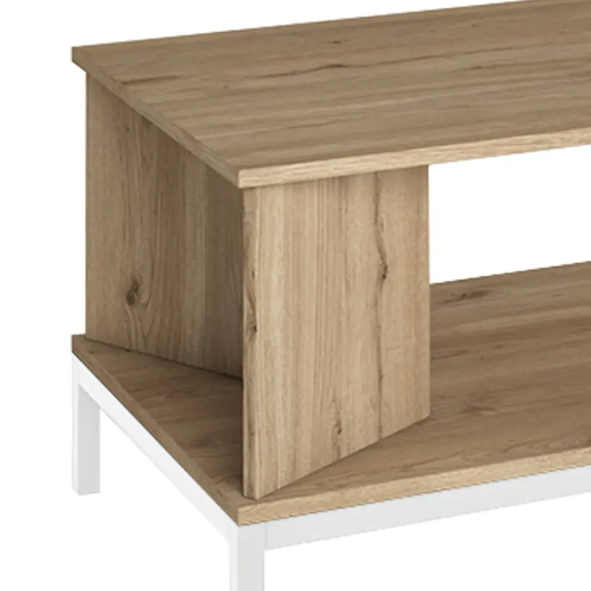 Mesa de Centro con Patas Blancas MARTE