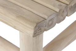 Mesa de Centro Cuadrada de Madera de Teca Natural MB-208050