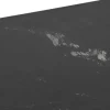 Mesa de Centro de Acacia con Mármol Negro y Patas Metálicas MB-207418