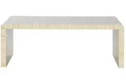 Mesa de Centro de Hueso con Taracea Artesanal MB-217976