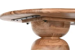 Mesa de Centro de Madera Acacia Marrón 135 cm MB-207412