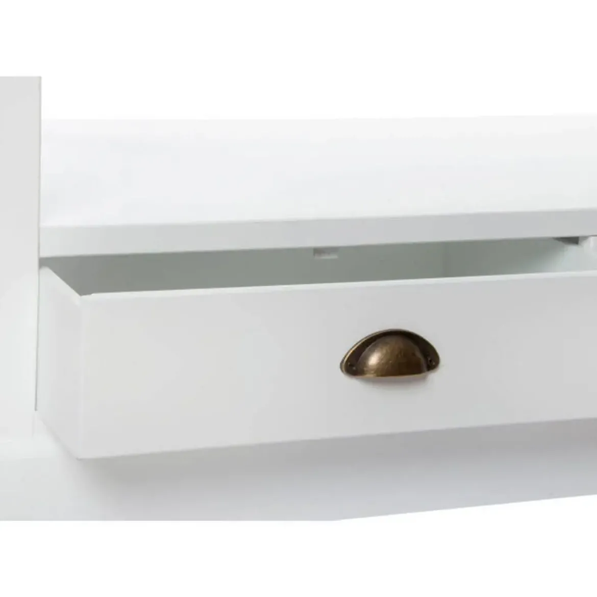 Mesa de Centro de Madera Color Blanco MB-196125