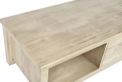 Mesa de Centro de Madera de Acacia con Cajón Natural MB-209027