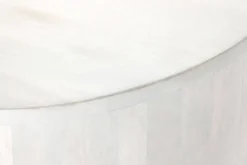 Mesa de Centro de Madera de Mango Blanca 137 cm MB-214816