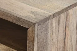 Mesa de Centro de Madera de Mango con 3 Cajones MB-194551