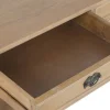 Mesa de Centro de Madera de Mango con 2 Cajones MB-223084