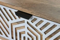 Mesa de Centro de Madera de Mango con 2 Cajones MB-212183