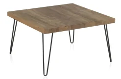 Mesa de centro de madera de Olmo viejo GABAR DECO modelo 8409