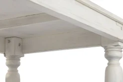 Mesa de Centro de Madera en Decapé Blanco 170 cm MB-224034