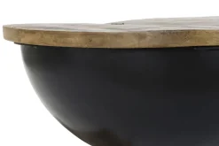 Mesa de centro de Madera y Metal Estilo Industrial MB-189857
