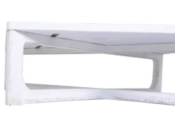 Mesa de Centro de Olmo Macizo 170 cm Blanca MB-226326
