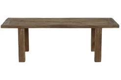 Mesa de Centro de Teca Reciclada Natural 140 cm MB-217975