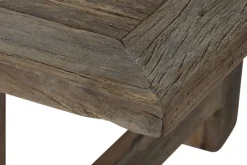 Mesa de Centro de Teca Reciclada Natural 140 cm MB-217975