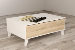 Mesa de Centro Elevable con Almacenamiento ZAIKEN 0F6633BO