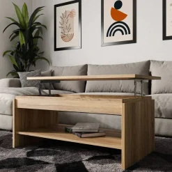 Mesa de Centro Elevable Mauvella SOUTH BEACH L78 de 100 cm